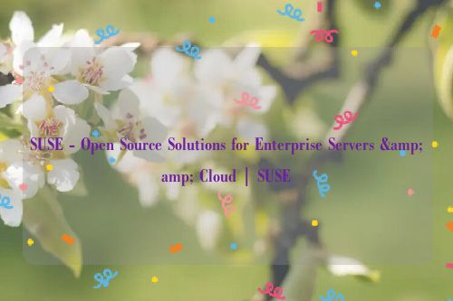 SUSE - Open Source Solutions for Enterprise Servers &amp; Cloud | SUSE